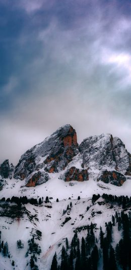雪山美景竖屏2160×1080壁纸