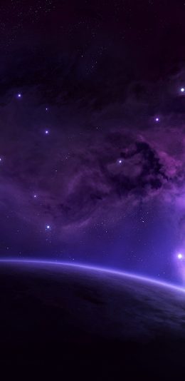 iphoneX地球星空壁纸