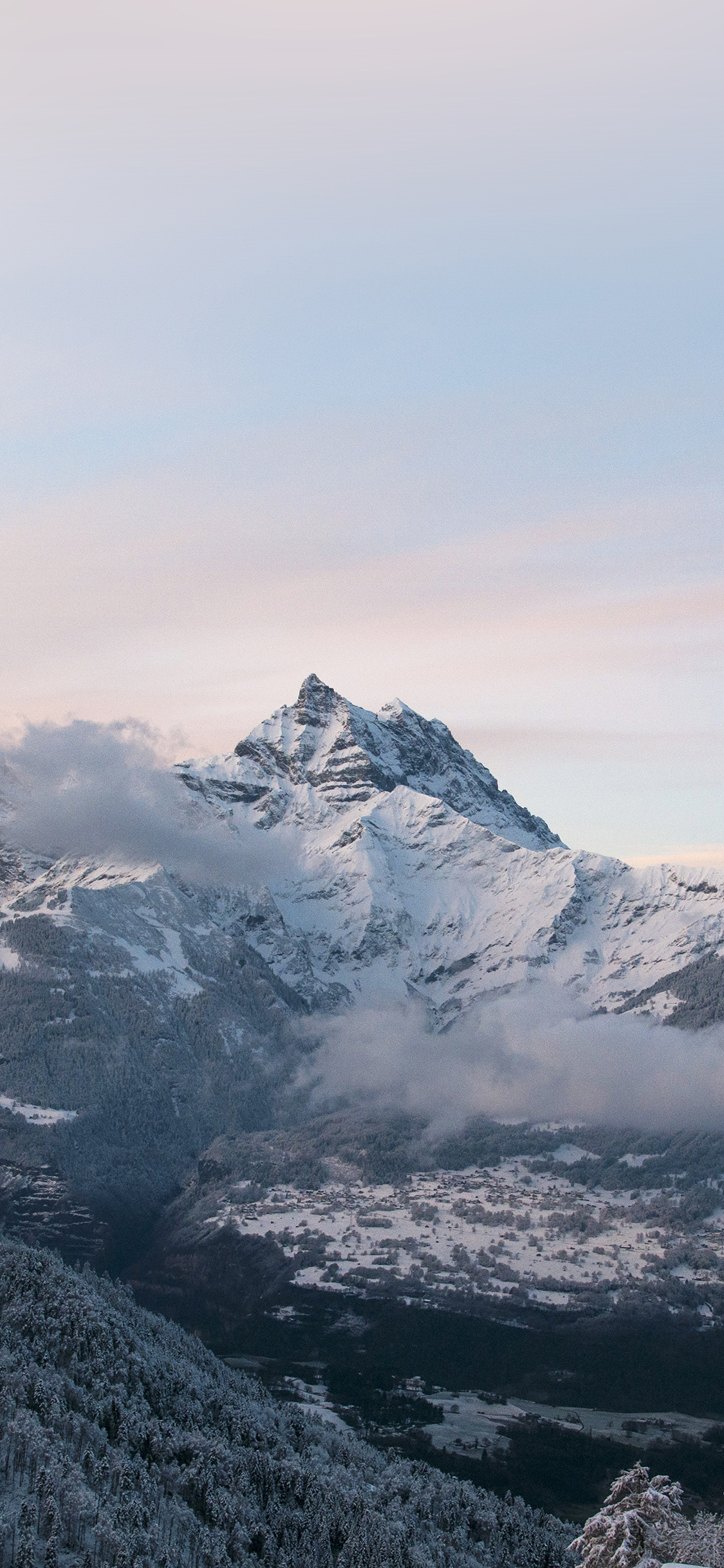 iphoneX壁纸 – 雪山（2436 × 1125）