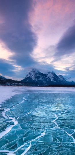 iphoneX手机壁纸-雪山冰湖风景