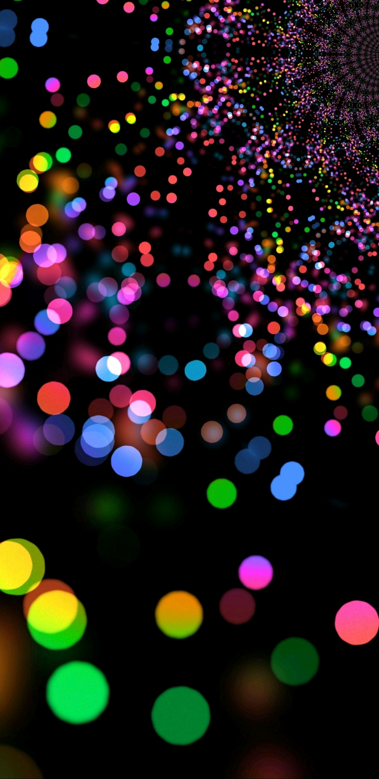 2960×1440 2K手机壁纸 – 气泡设计