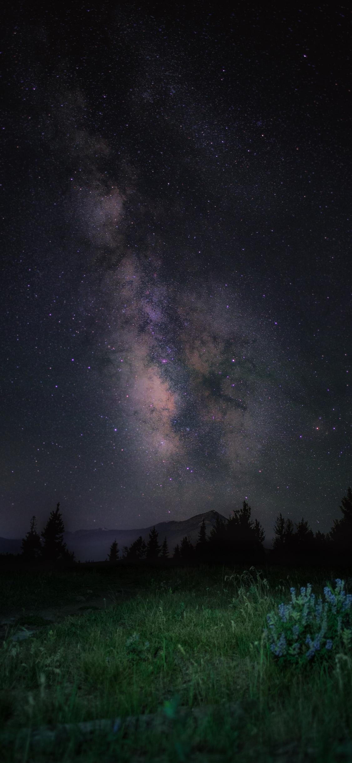 iphoneX壁纸-星空