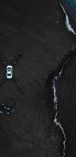 航拍海滩风景