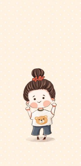 iPhone XS Max, iPhone XS, iPhone X, iPhone XR手机壁纸-大头娃娃