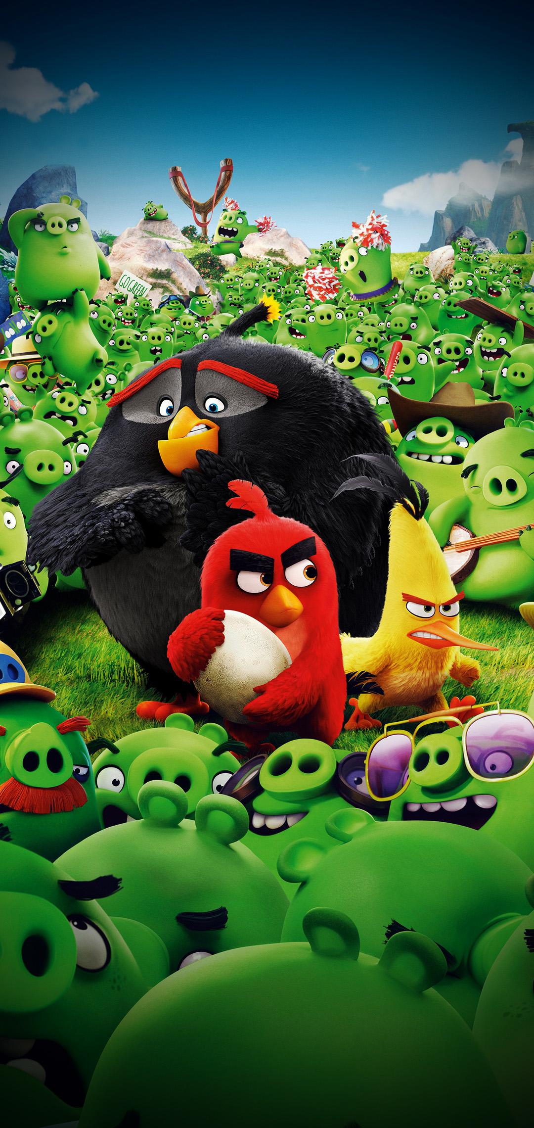 2280×1080手机壁纸-愤怒的小鸟