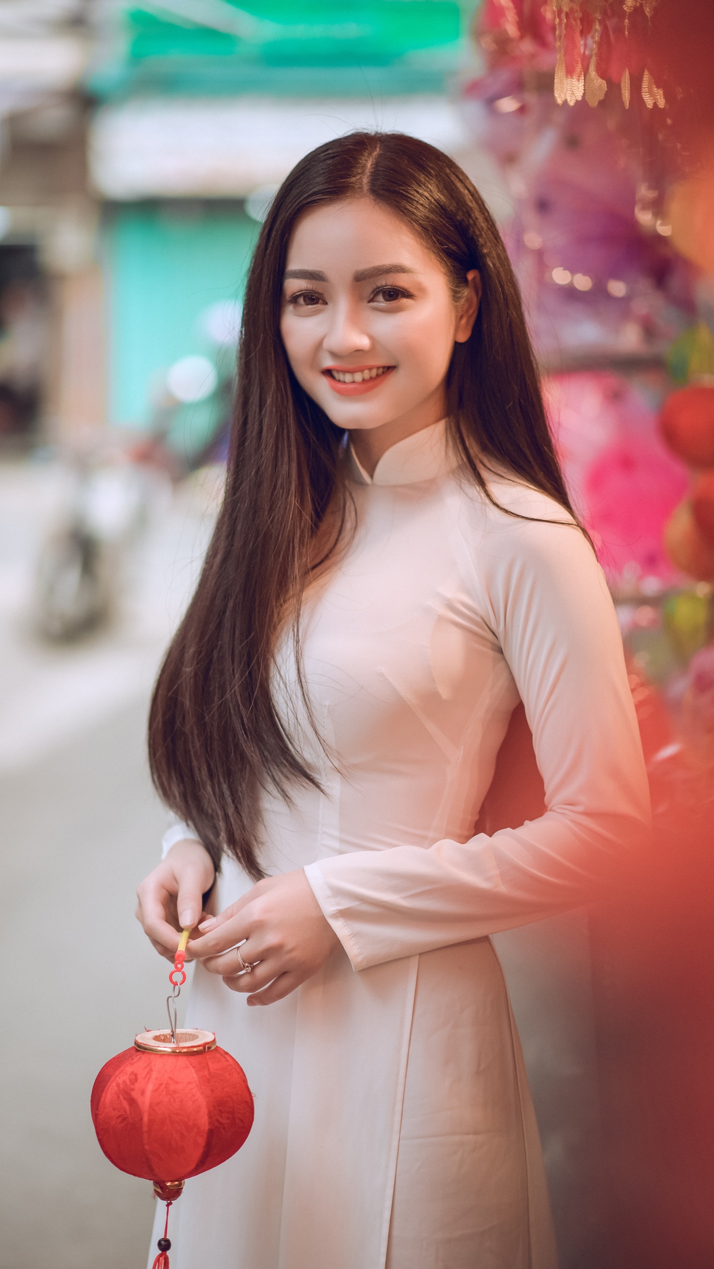 微笑的优雅美女