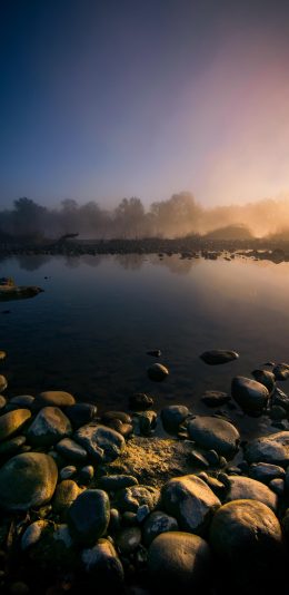 手机壁纸-清晨的风景