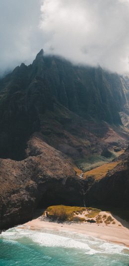 高山和海面