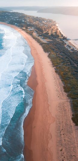 海岸线风景手机壁纸