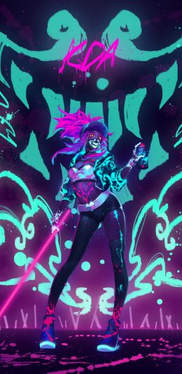 KDA Akali 英雄联盟手机壁纸