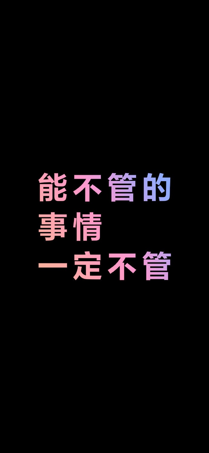 雷军同款手机屏保”能不管的事情一定不管”