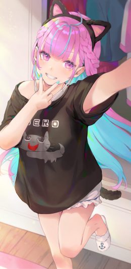 猫耳饰美女