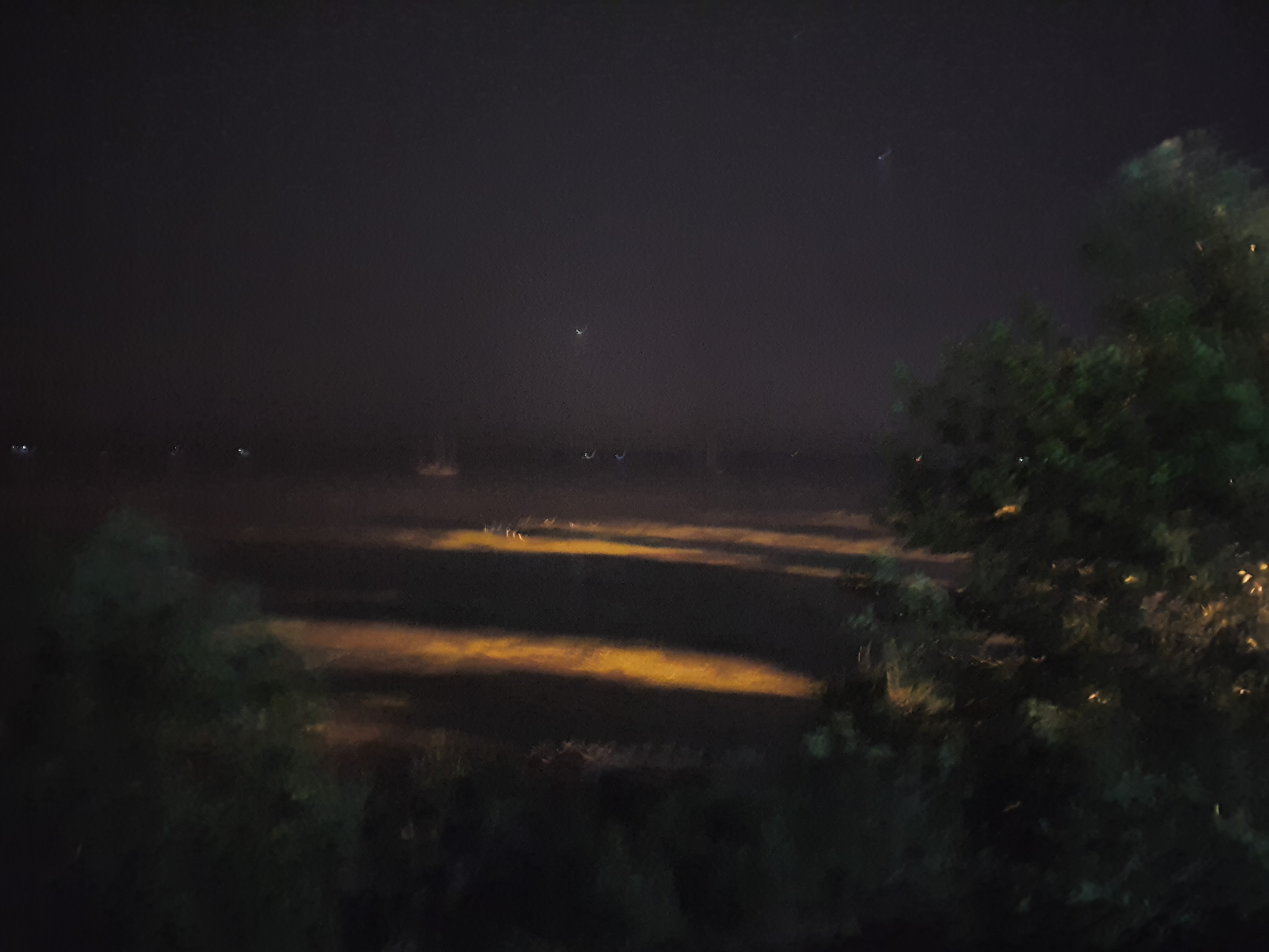 朦朦胧胧的湖面