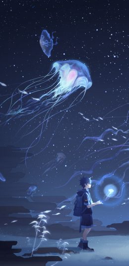 水母动漫手机壁纸