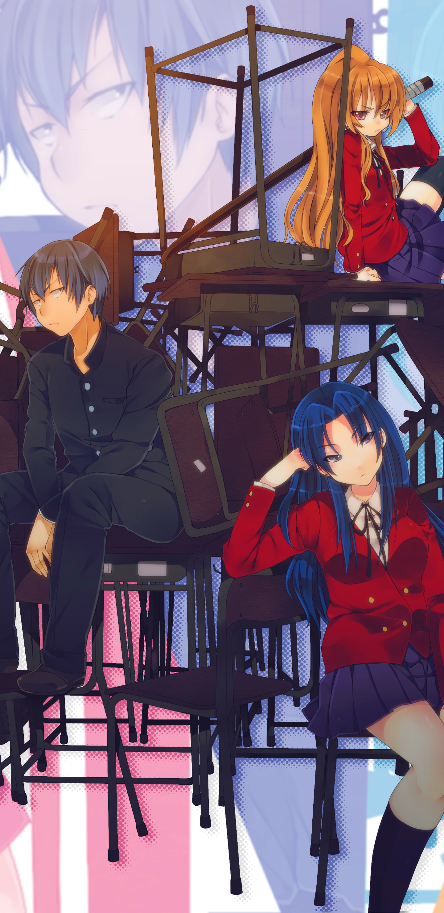 漫画Toradora手机壁纸