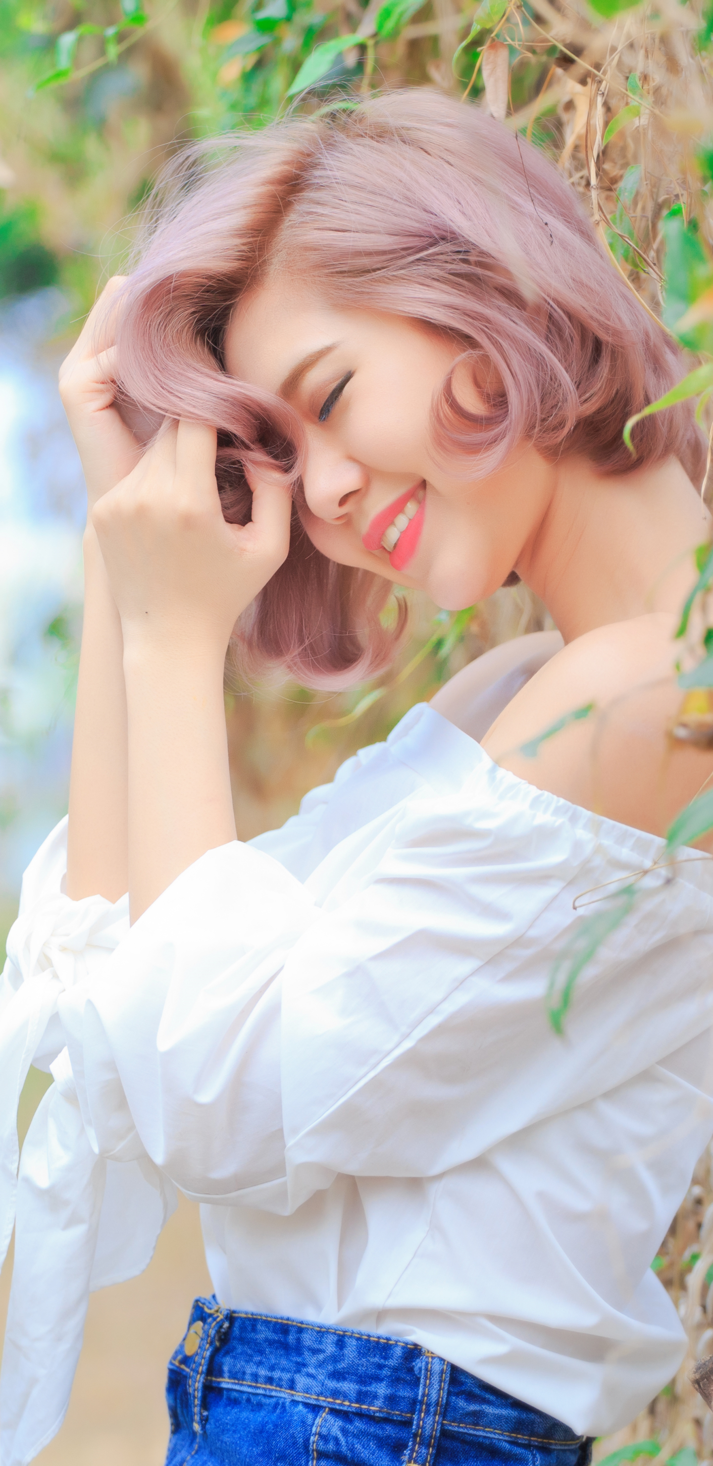 Asian (1440×2960)美女壁纸