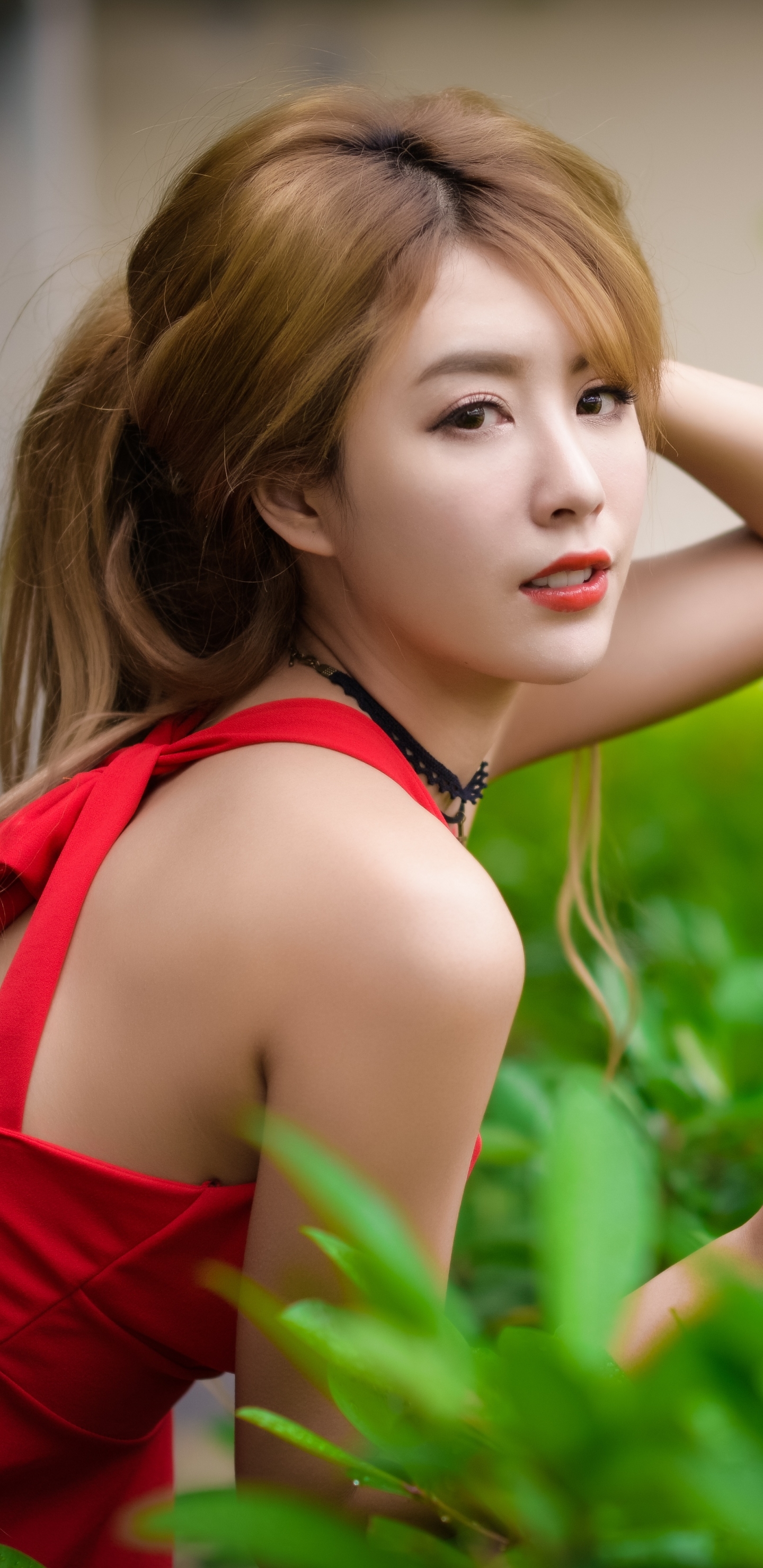 Asian (1440×2960)亚洲美女自拍图片