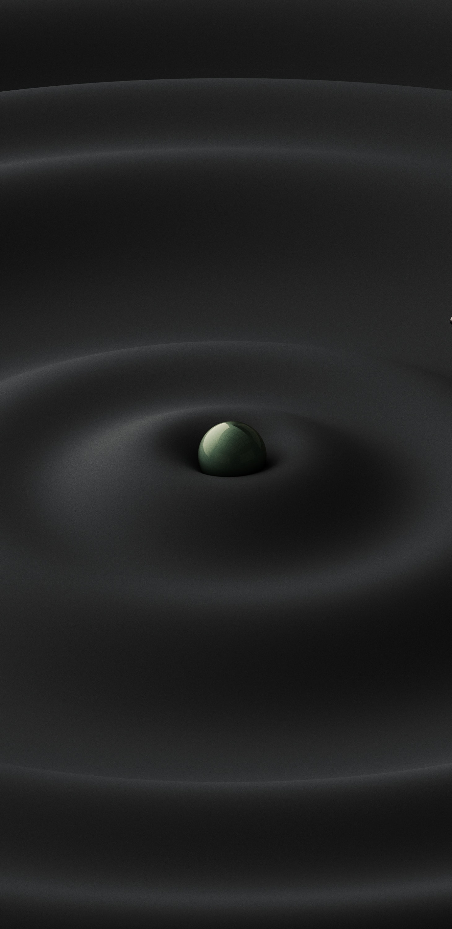 黑色抽象3D设计2960×1440 2K手机壁纸