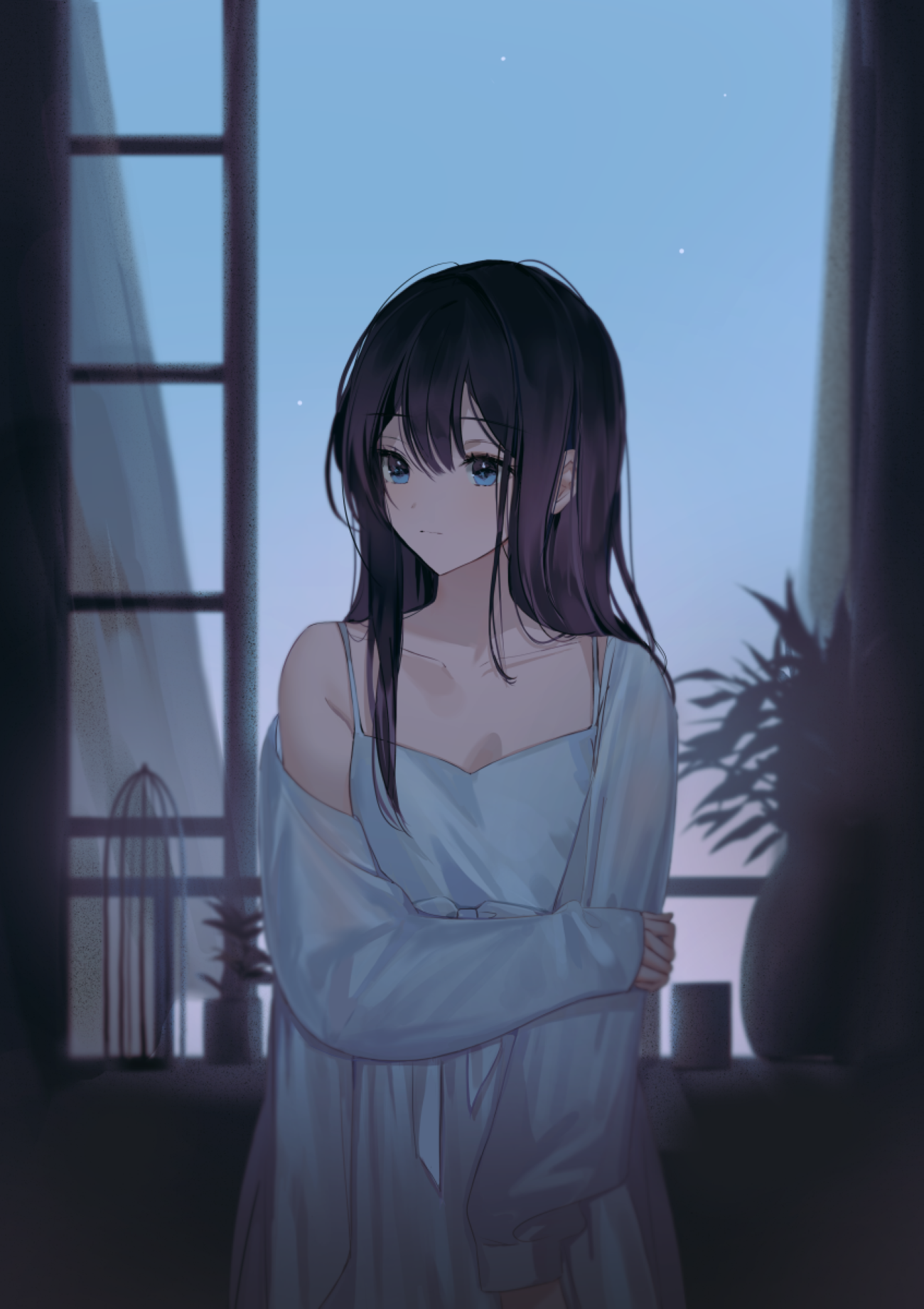 孤单的少女 动漫女生
