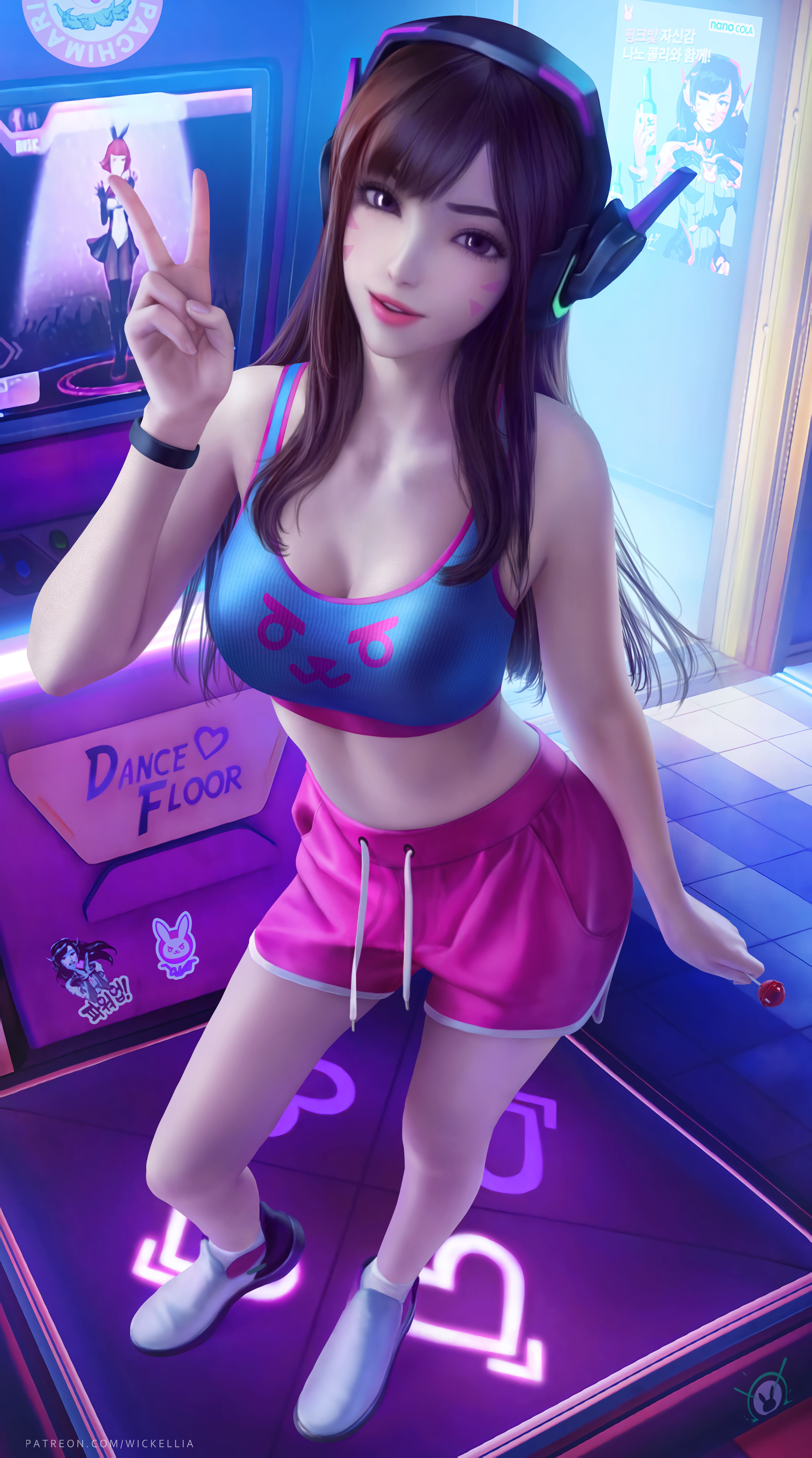 D.Va (Overwatch)守望先锋电脑游戏壁纸