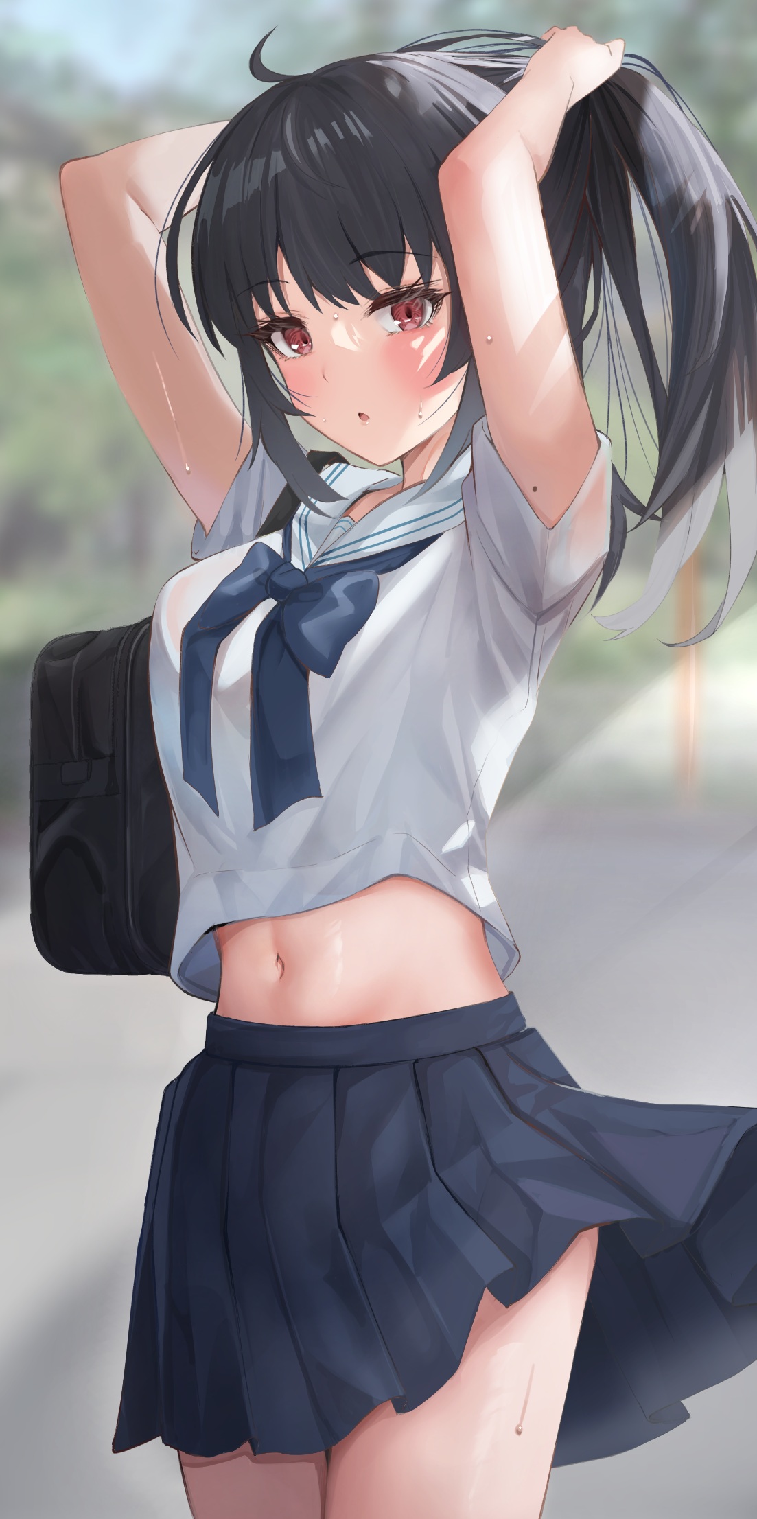 可爱JK动漫女学生