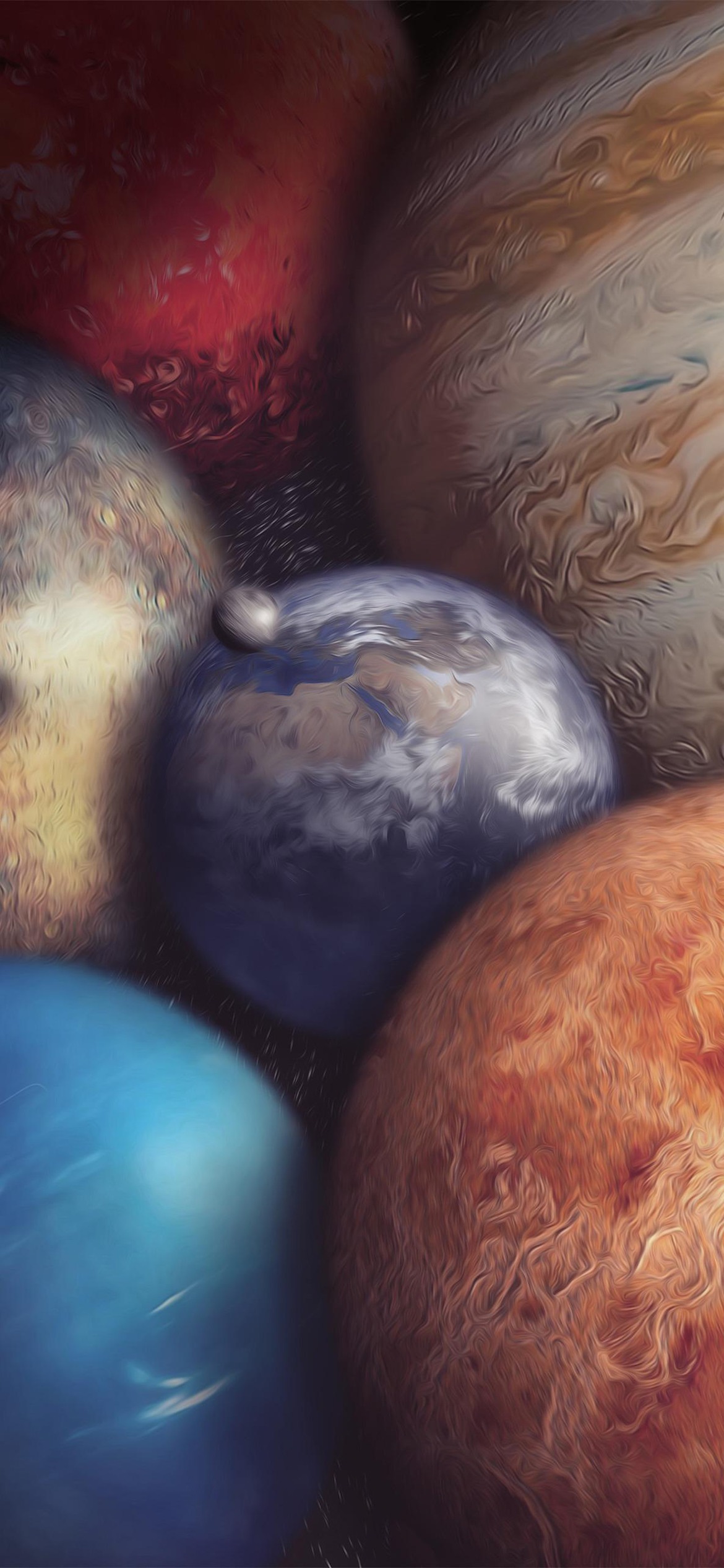 3D 抽象行星