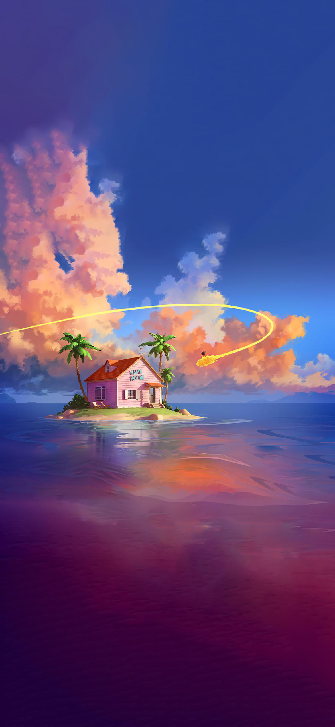 龙珠Z Kame House 3D风景壁纸