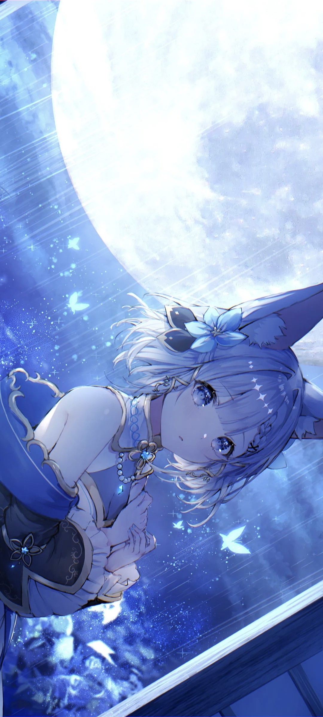 月光下的猫耳娘