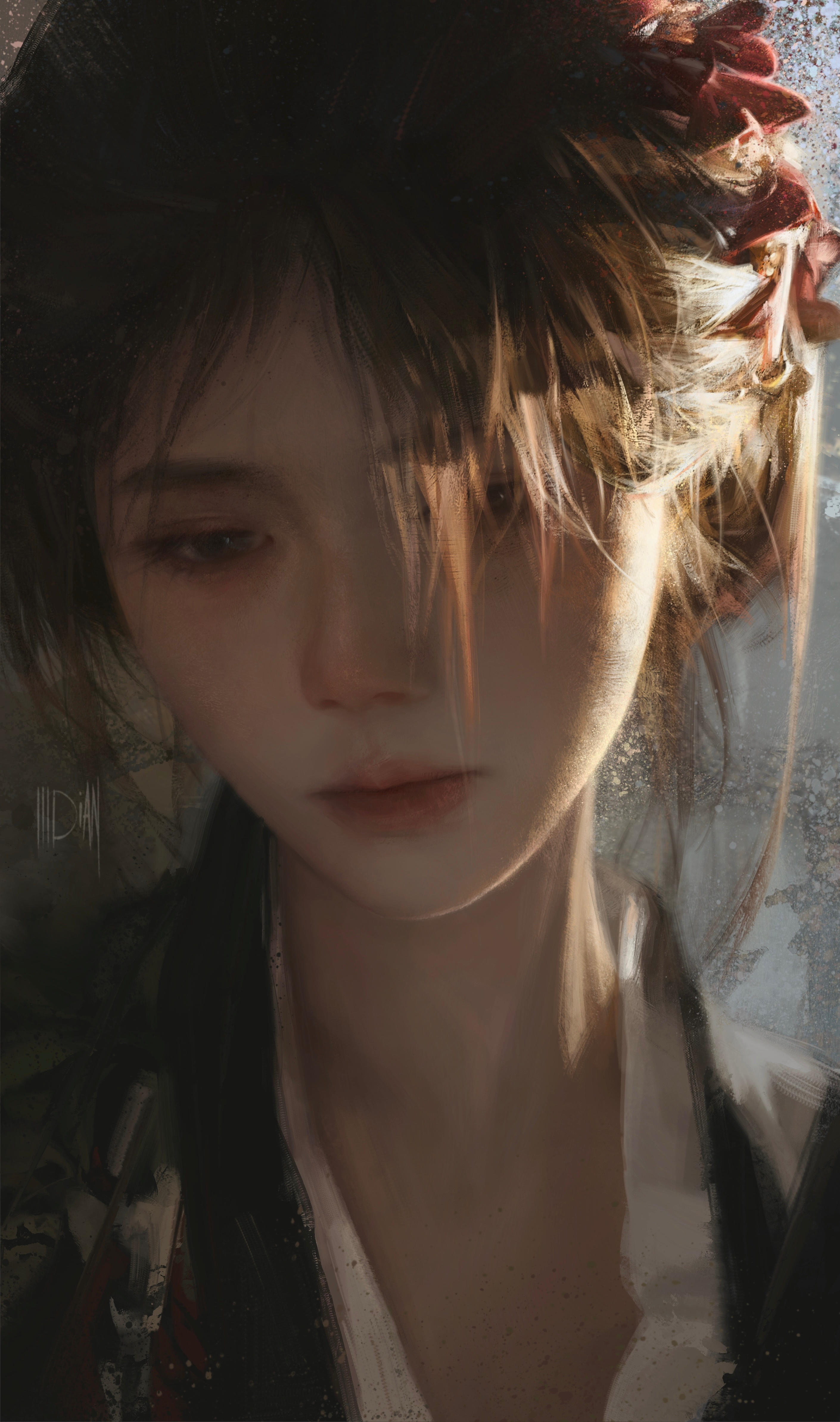 美女艺术绘画