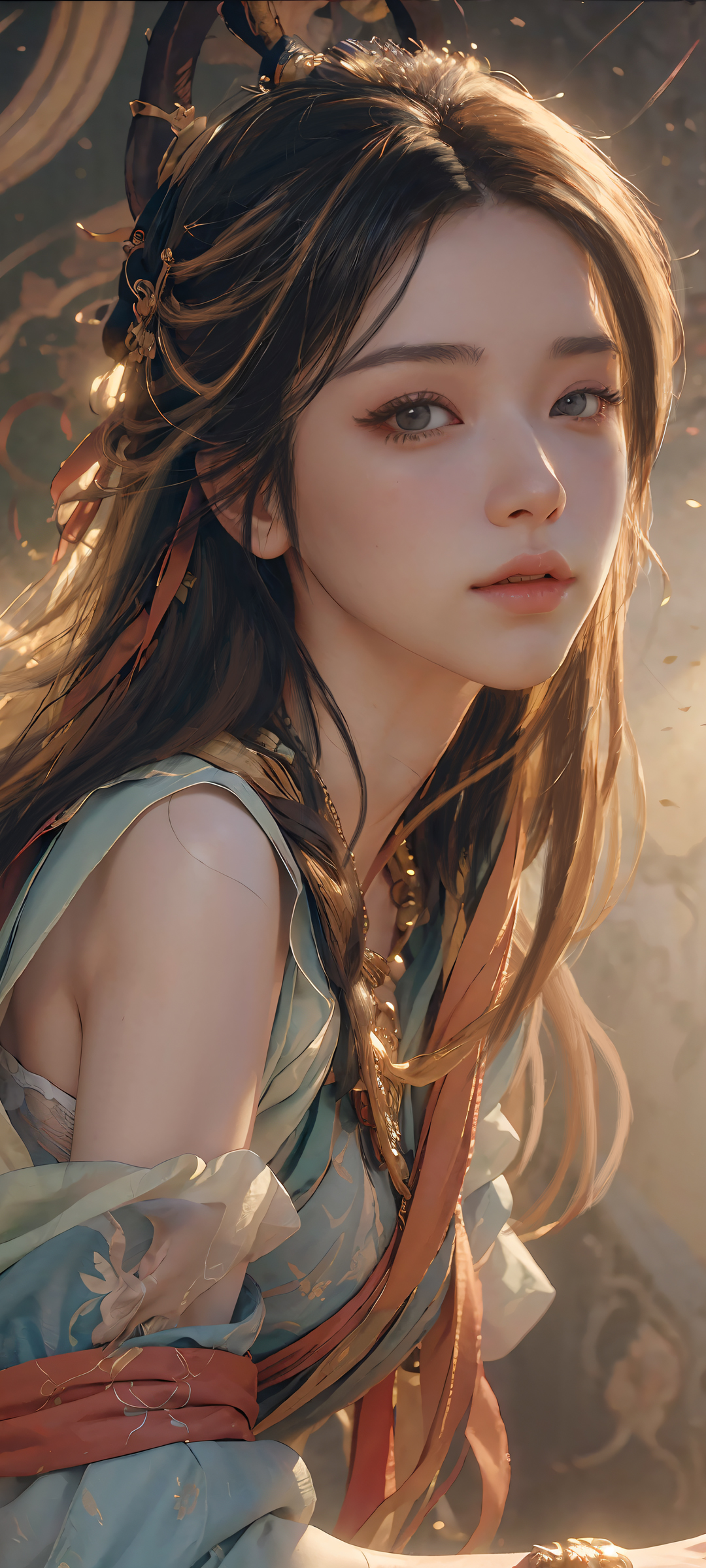 ai动漫 敦煌美女高清手机壁纸