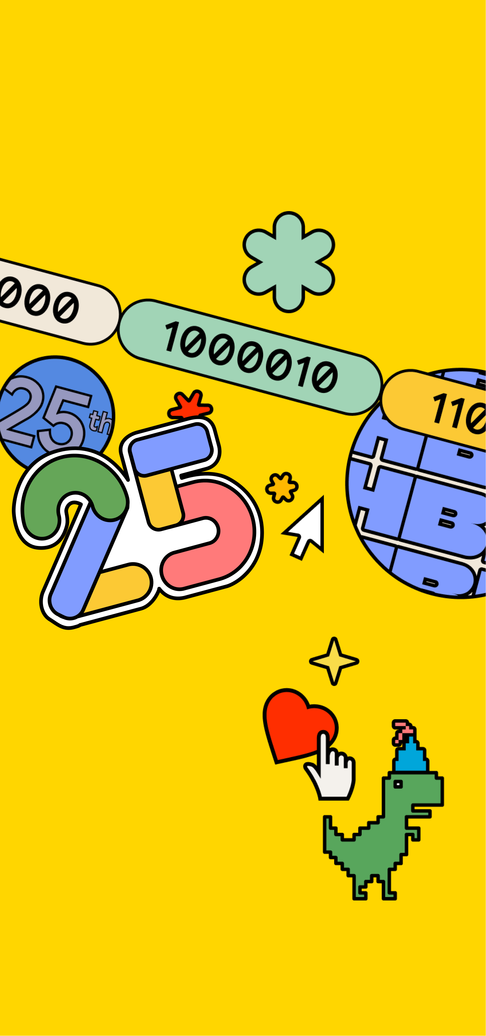 Google 25周年生日壁纸（6）