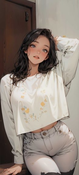 可爱的女孩