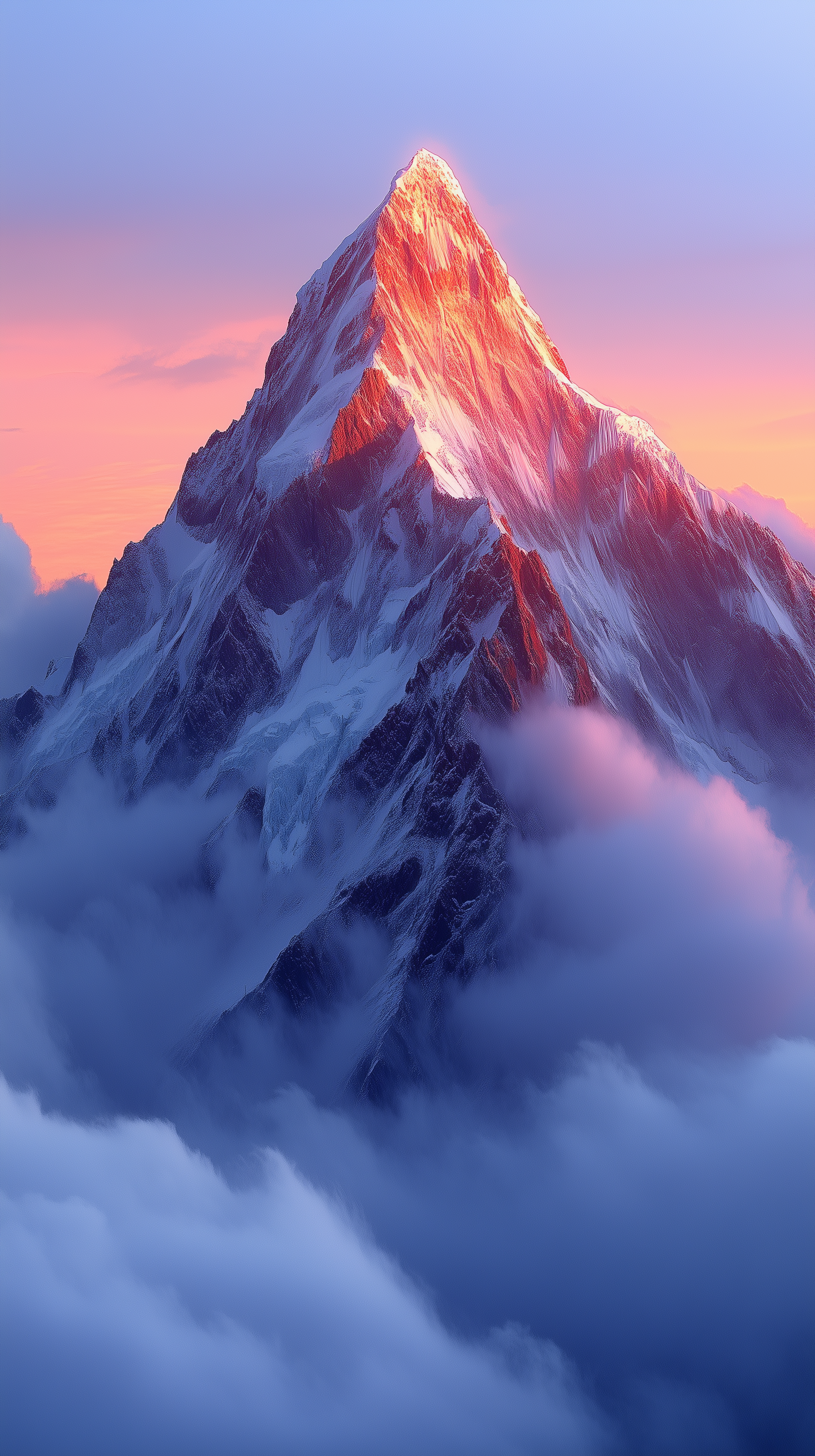 日照金山 iphone 锁屏壁纸