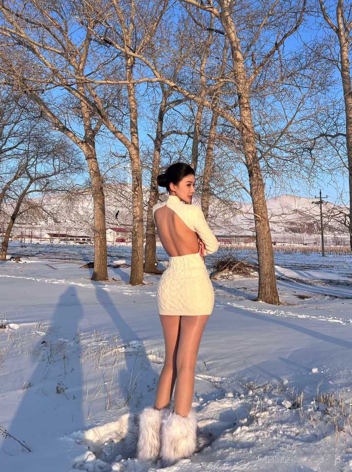 雪地模特