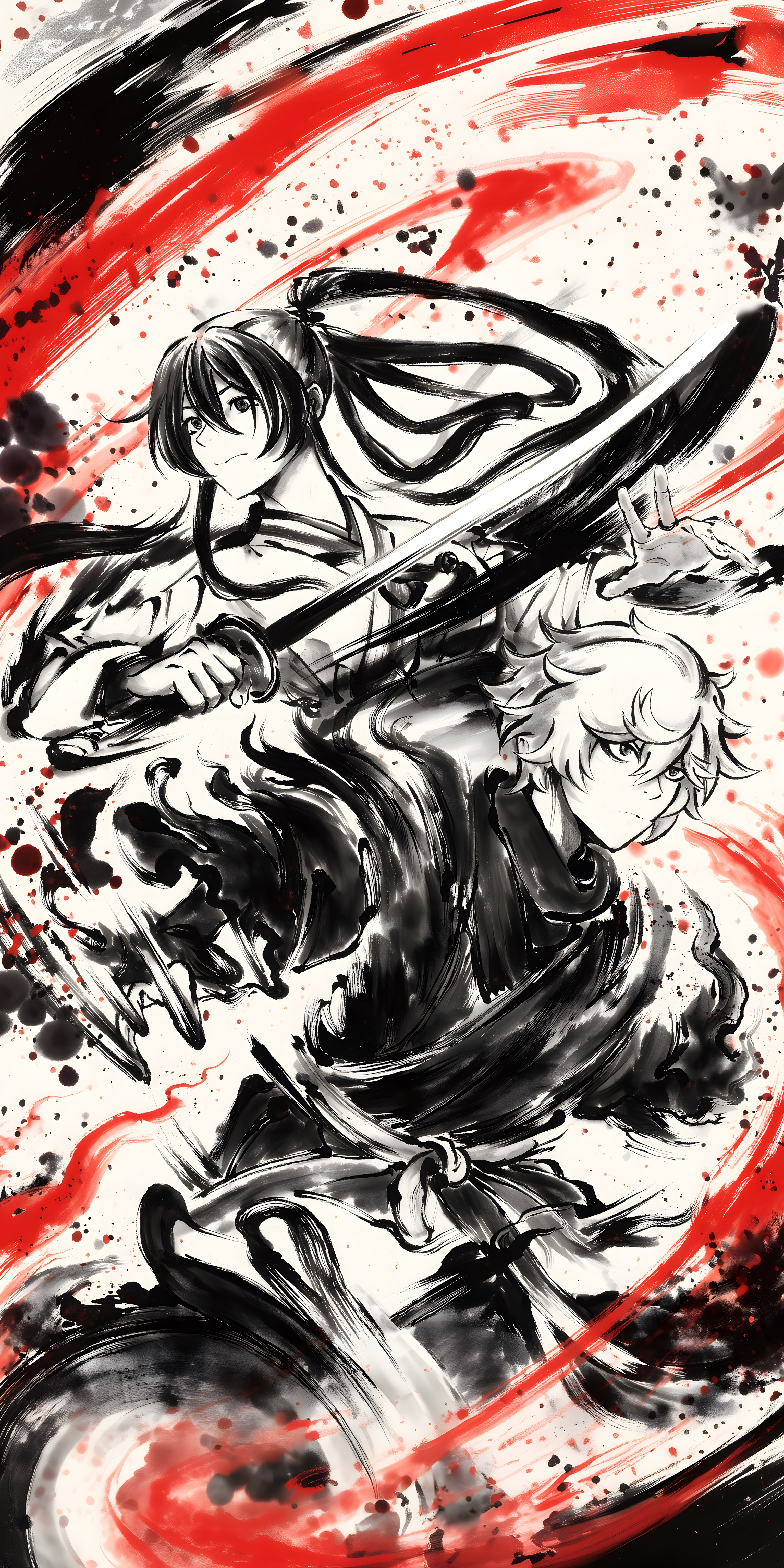 Hell’s Paradise Gabimaru and Sagiri 动漫壁纸