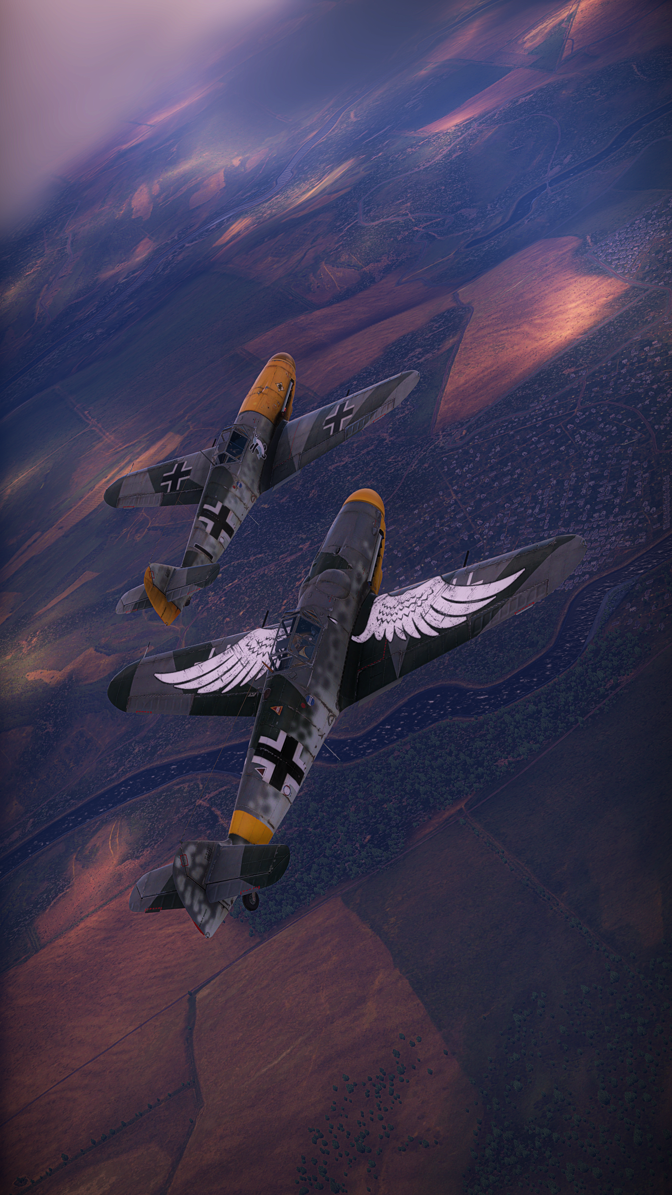 Messerschmitt Bf 109 手机壁纸
