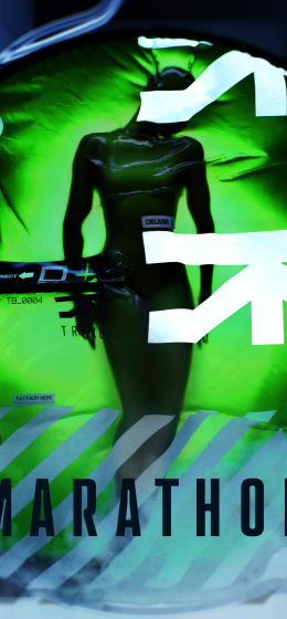 轮廓｜马拉松比赛｜纵向显示