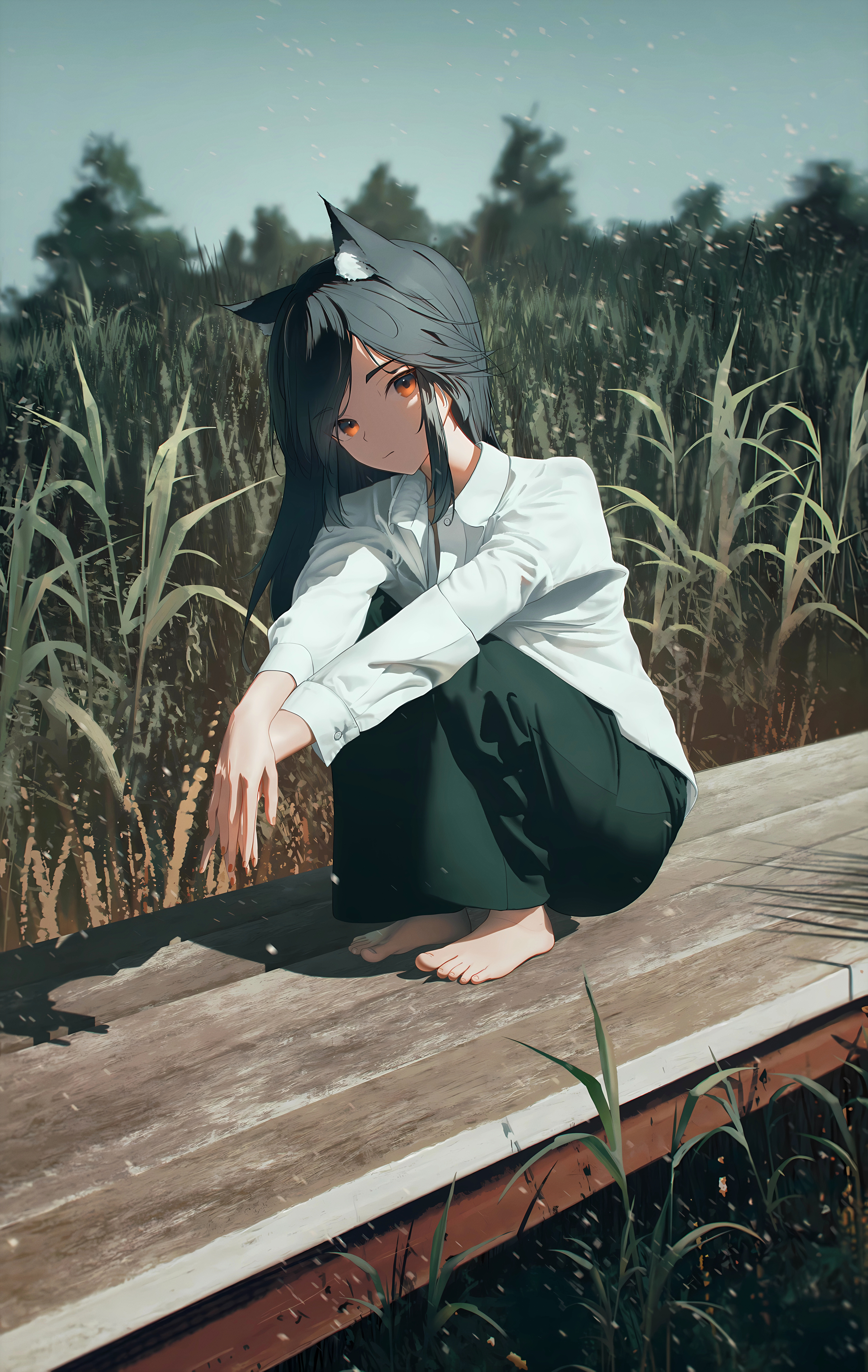 花朵｜橙色的眼睛｜自然