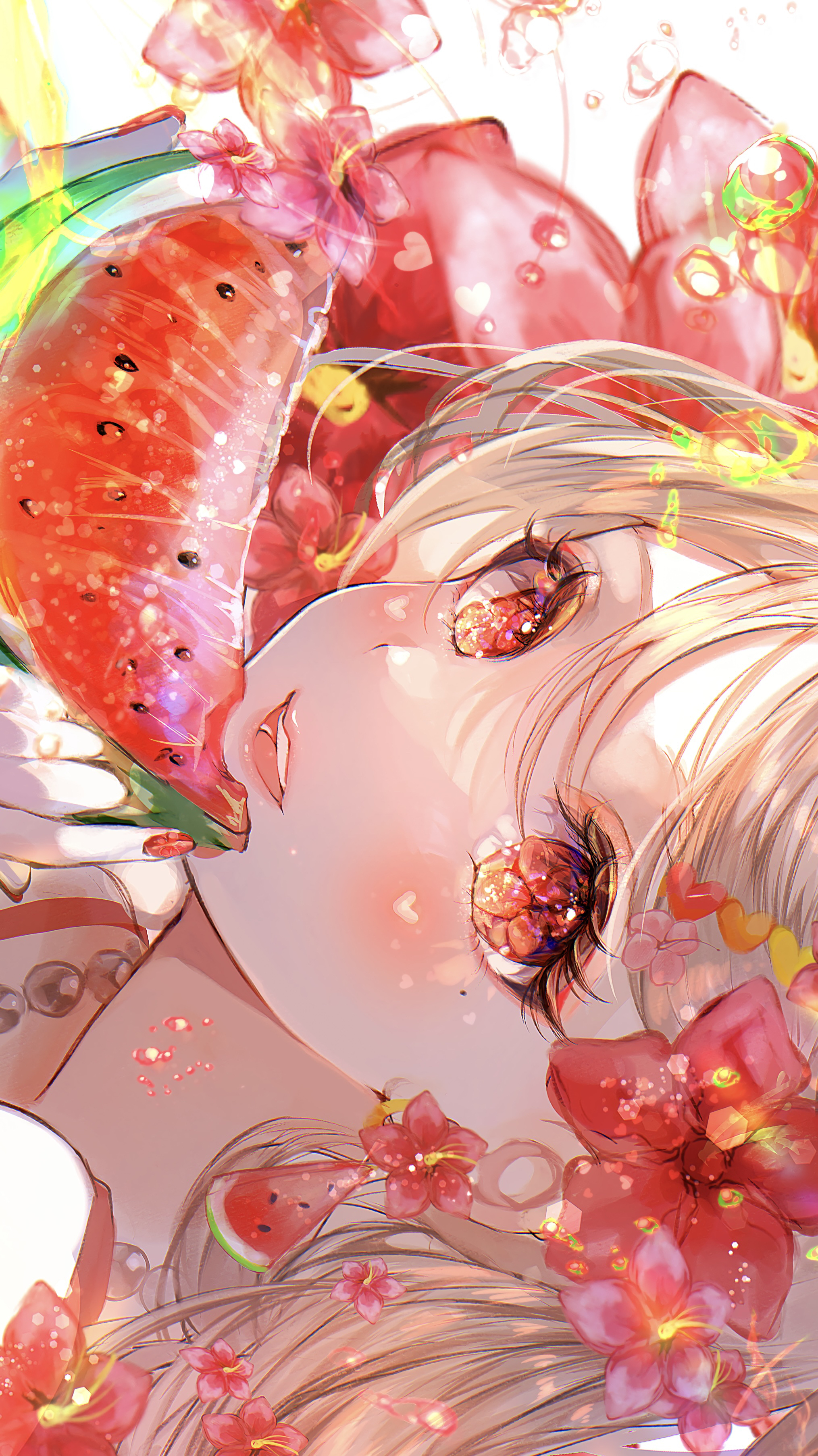 红眼睛｜看着观众｜西瓜