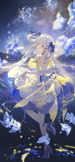 纵向显示｜夜晚｜金溪呼啸波涛