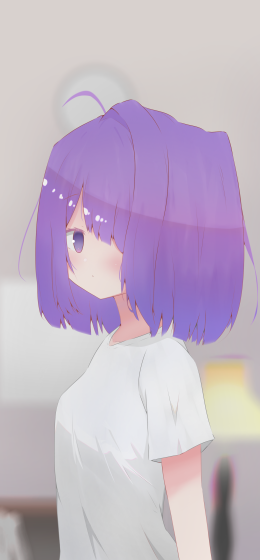 看着观众｜T恤｜动漫女孩