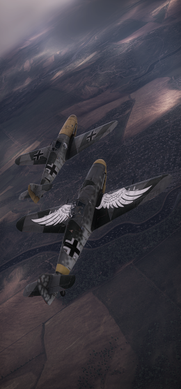 飞机｜视频游戏艺术｜梅塞施密特BF109