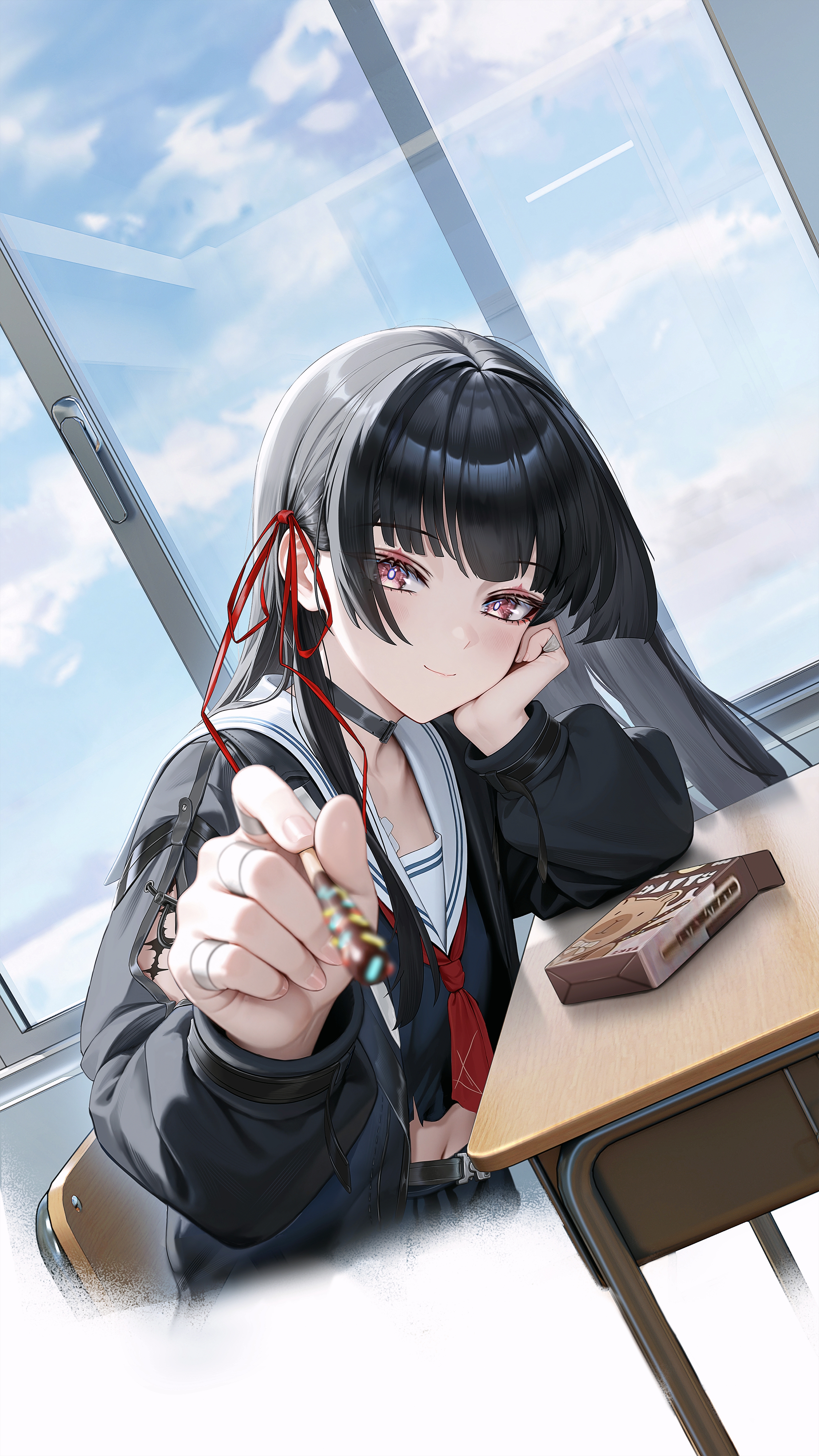 插图｜动漫女孩｜福安