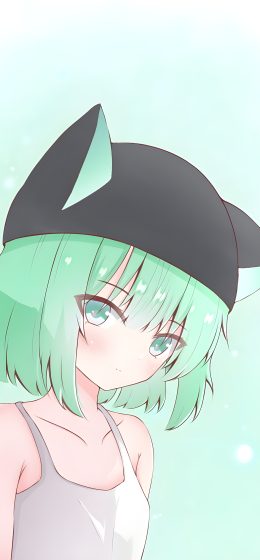 绿头发｜猫耳朵｜动漫女孩