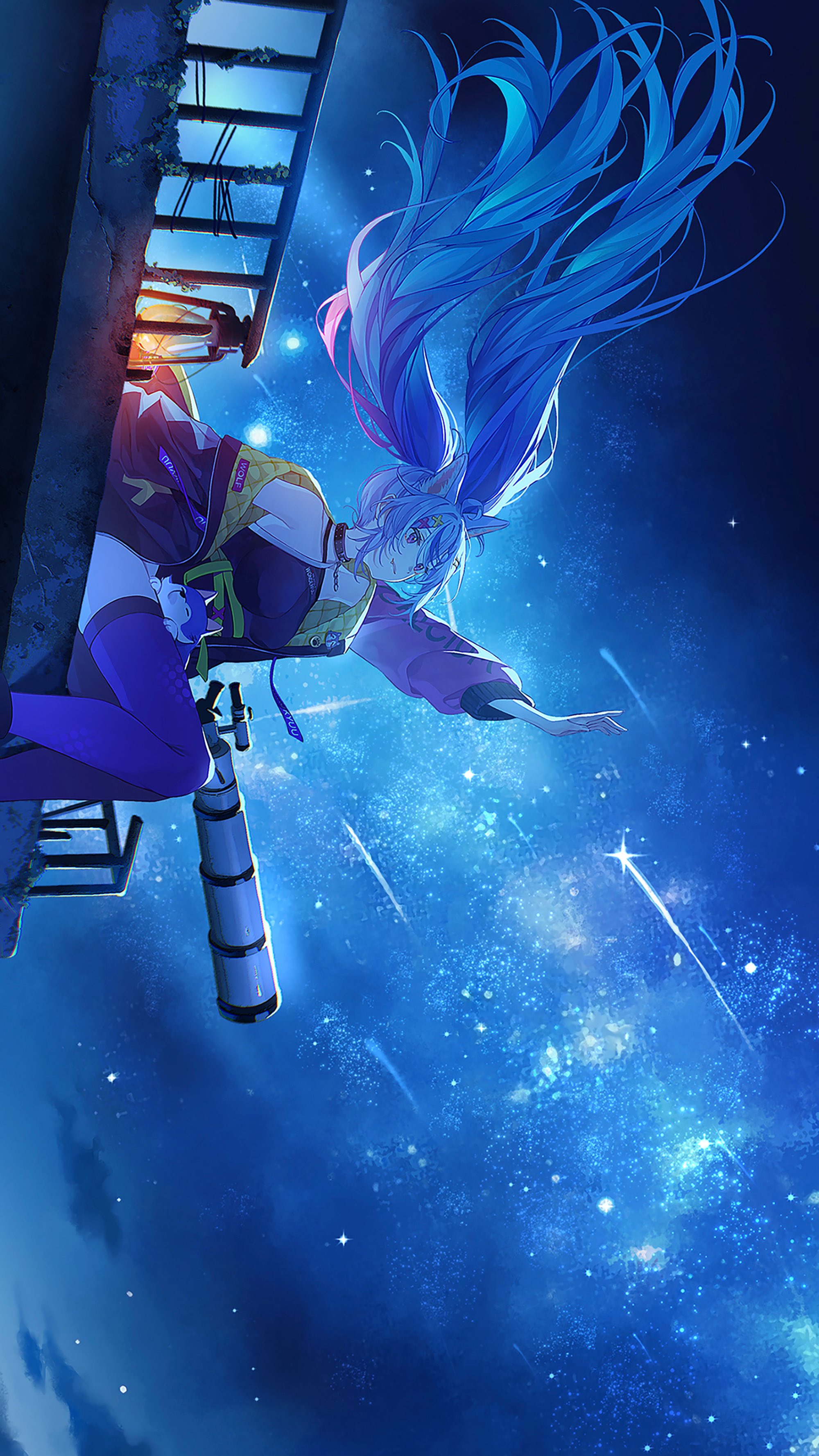 动漫女孩｜内鲁维维｜流星