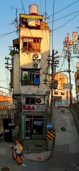 建筑｜男人｜数字艺术