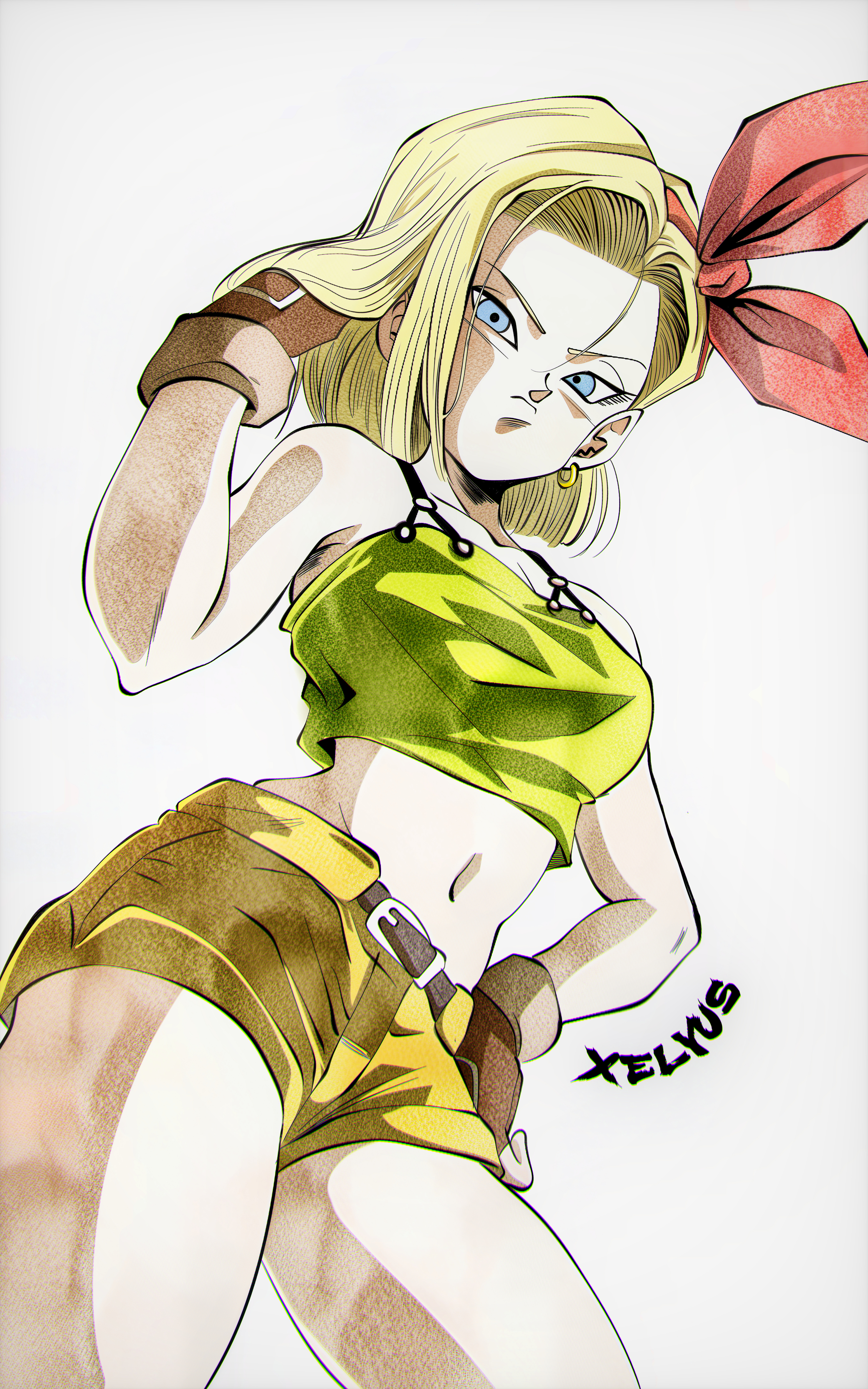 龙珠z｜简单的背景｜机器人18