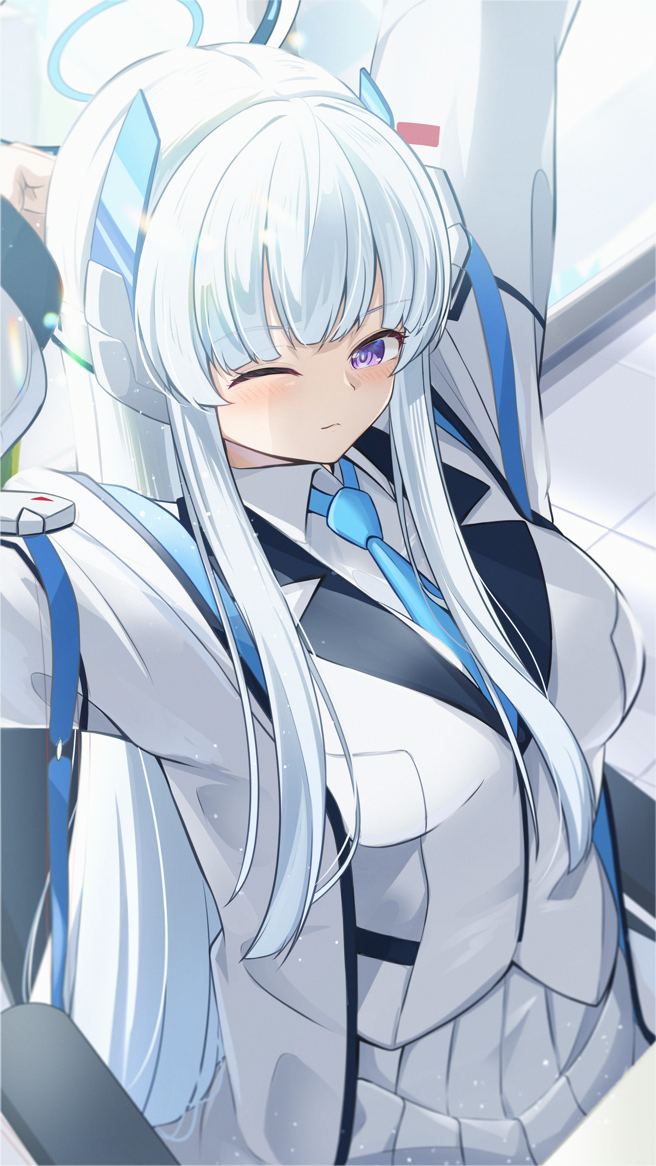 潮野亚｜长头发｜蓝色档案