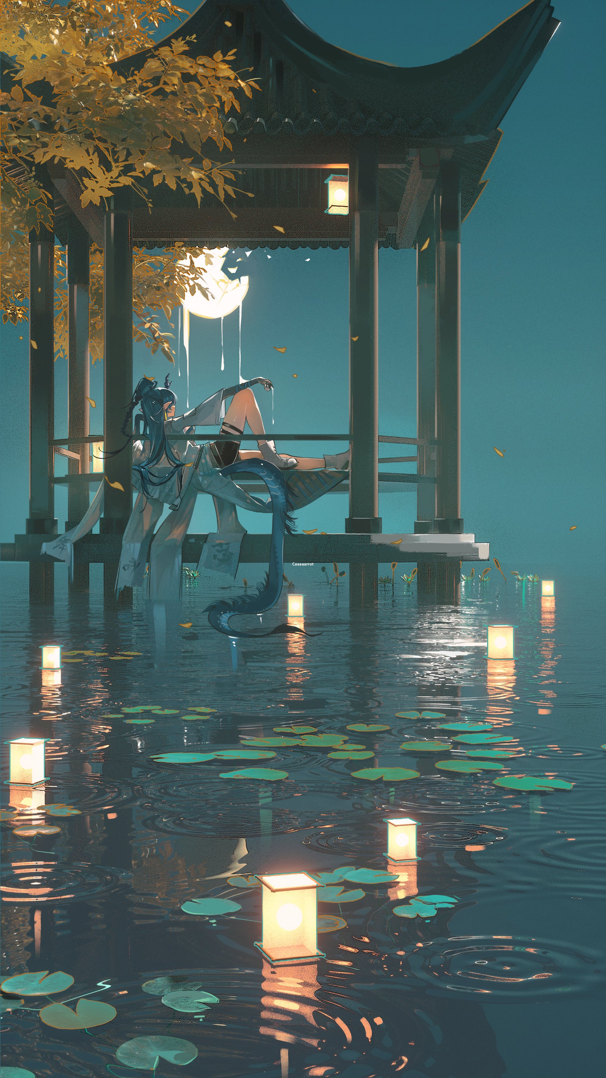 反射｜方舟之夜｜电子游戏女孩