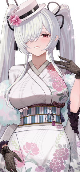 双马尾｜动漫｜白头发